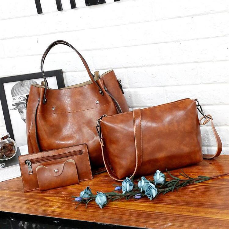 Georgia - Women's 4-Piece Vintage Bag Set