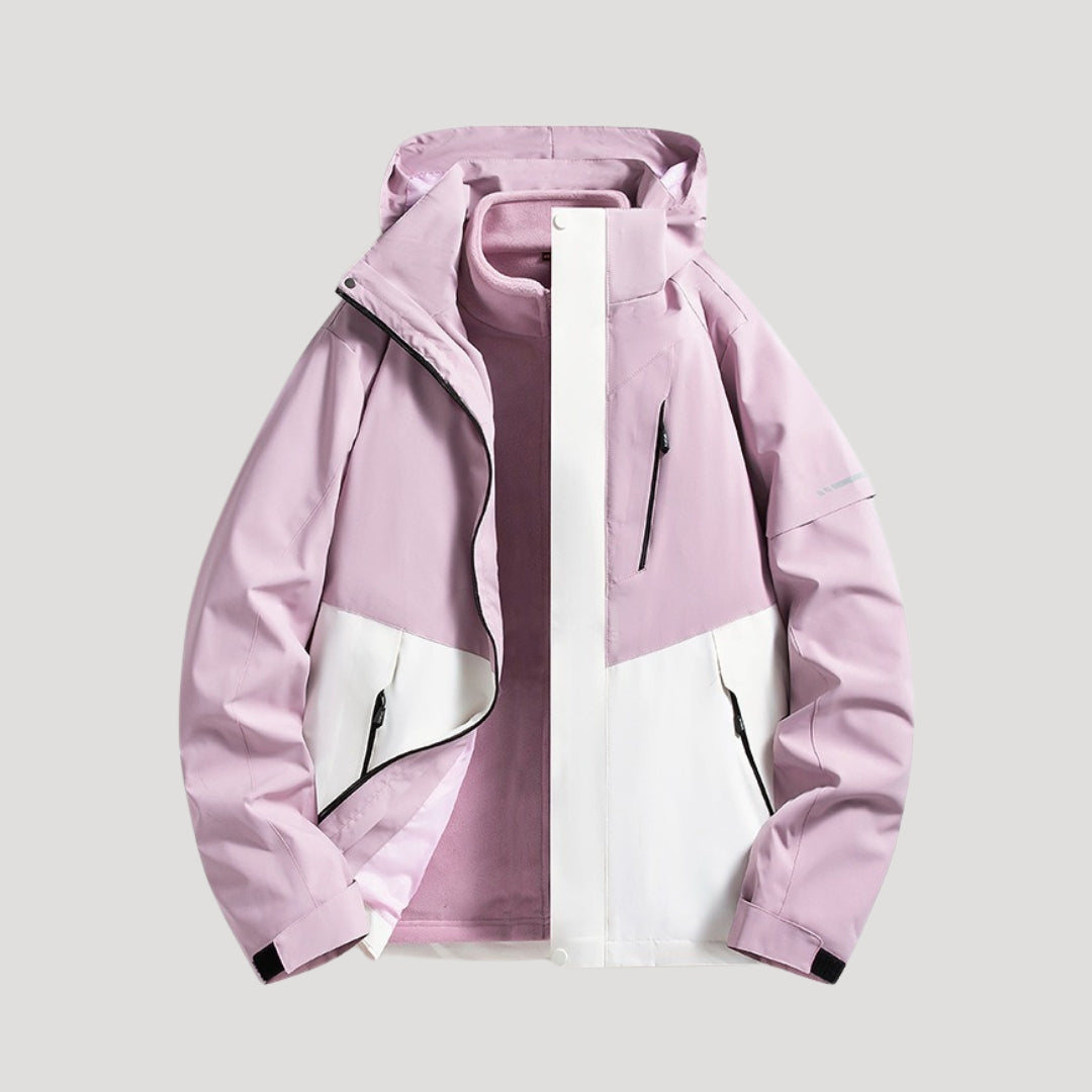 Petra - Women's Windbreaker with Hood – Light Violet