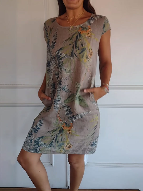 Havana - Women's Relaxed Fit Printed Summer Dress