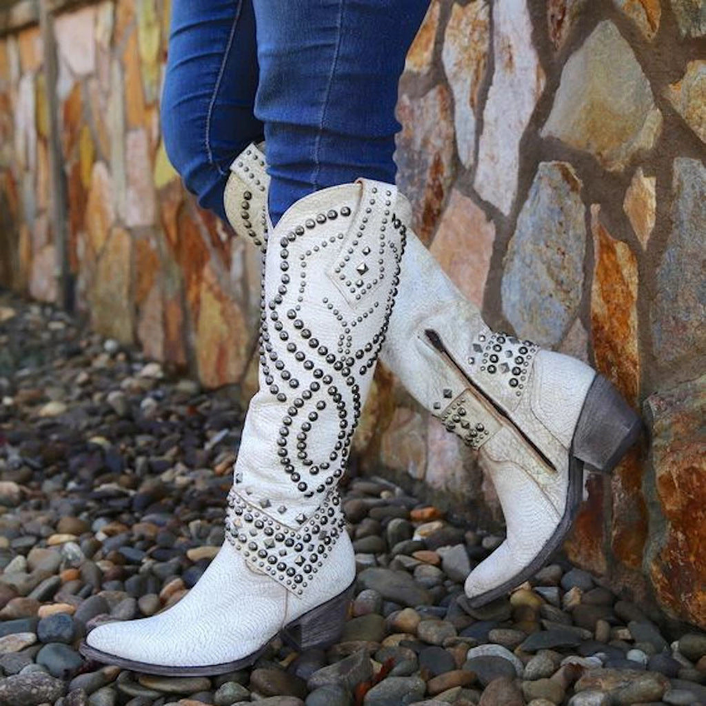 Noelle - Men's Vintage High-Cut Boots
