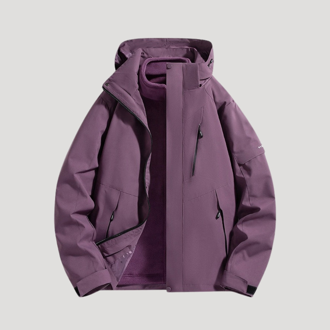 Petra - Women's Windbreaker with Hood – Lilac