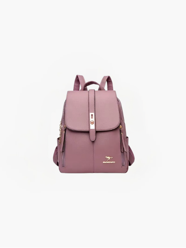 Nova - Women's Anti-theft PU leather backpack with RFID protection and stylish design