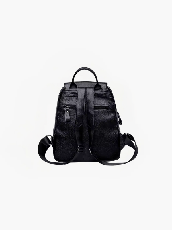 Luna - Women's Anti-Theft PU Leather Backpack with RFID Protection and Stylish Design