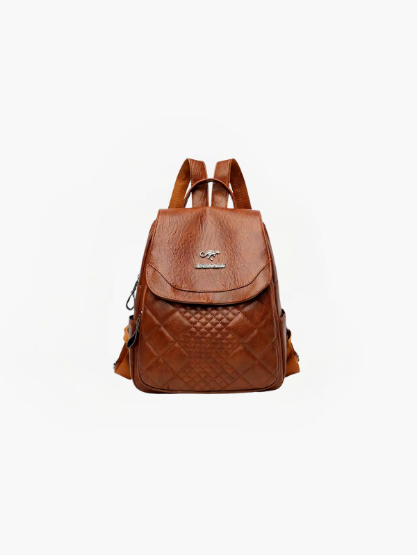 Luna - Women's Anti-Theft PU Leather Backpack with RFID Protection and Stylish Design