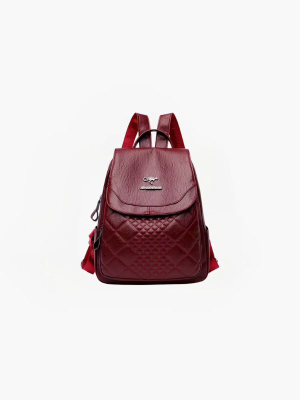 Luna - Women's Anti-Theft PU Leather Backpack with RFID Protection and Stylish Design