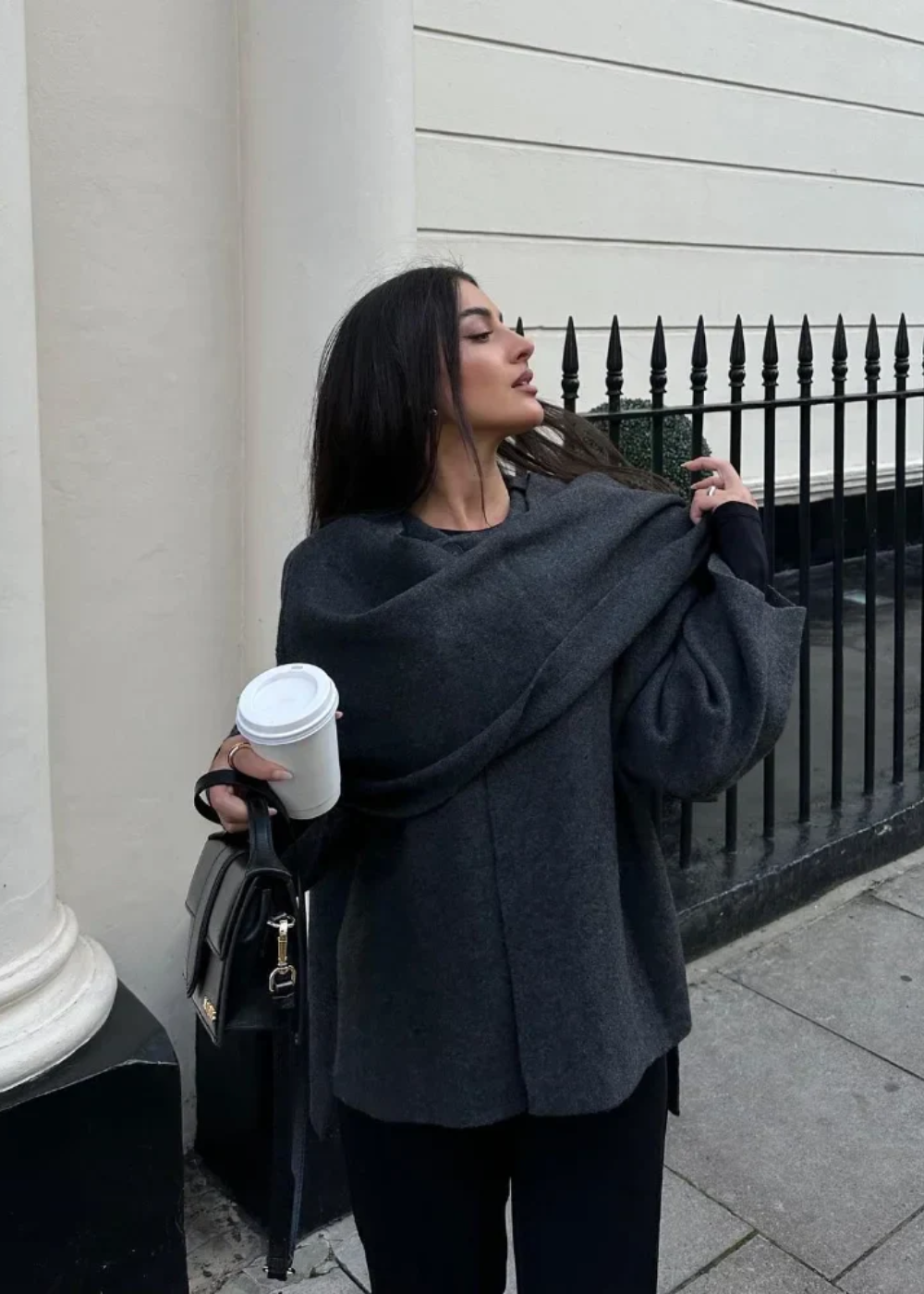Vivian - Women's Luxe Cape Coat