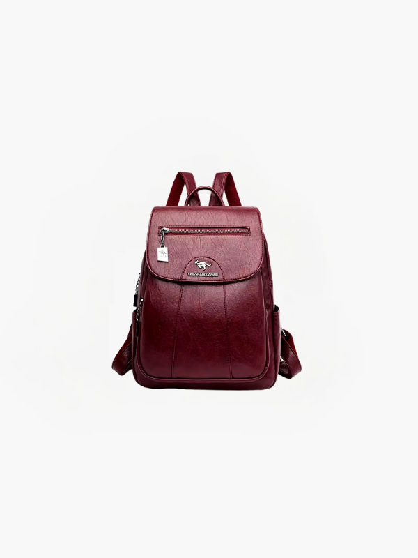Ayla - Women's Anti-Theft PU Leather Backpack with RFID Protection and Stylish Design