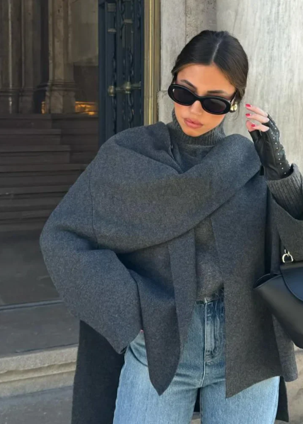 Vivian - Women's Luxe Cape Coat