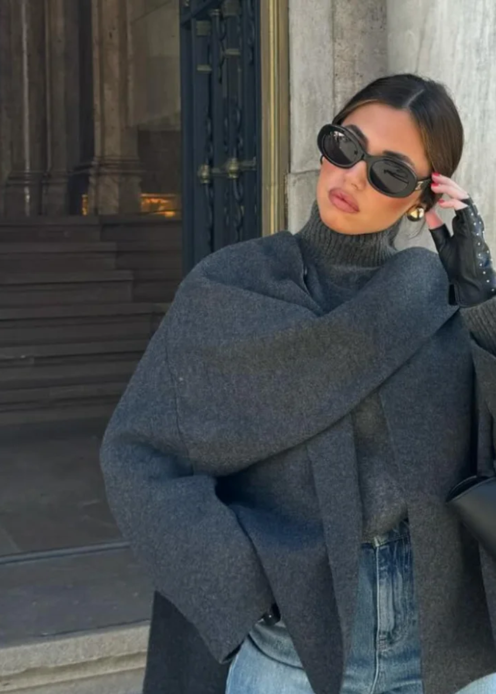 Vivian - Women's Luxe Cape Coat