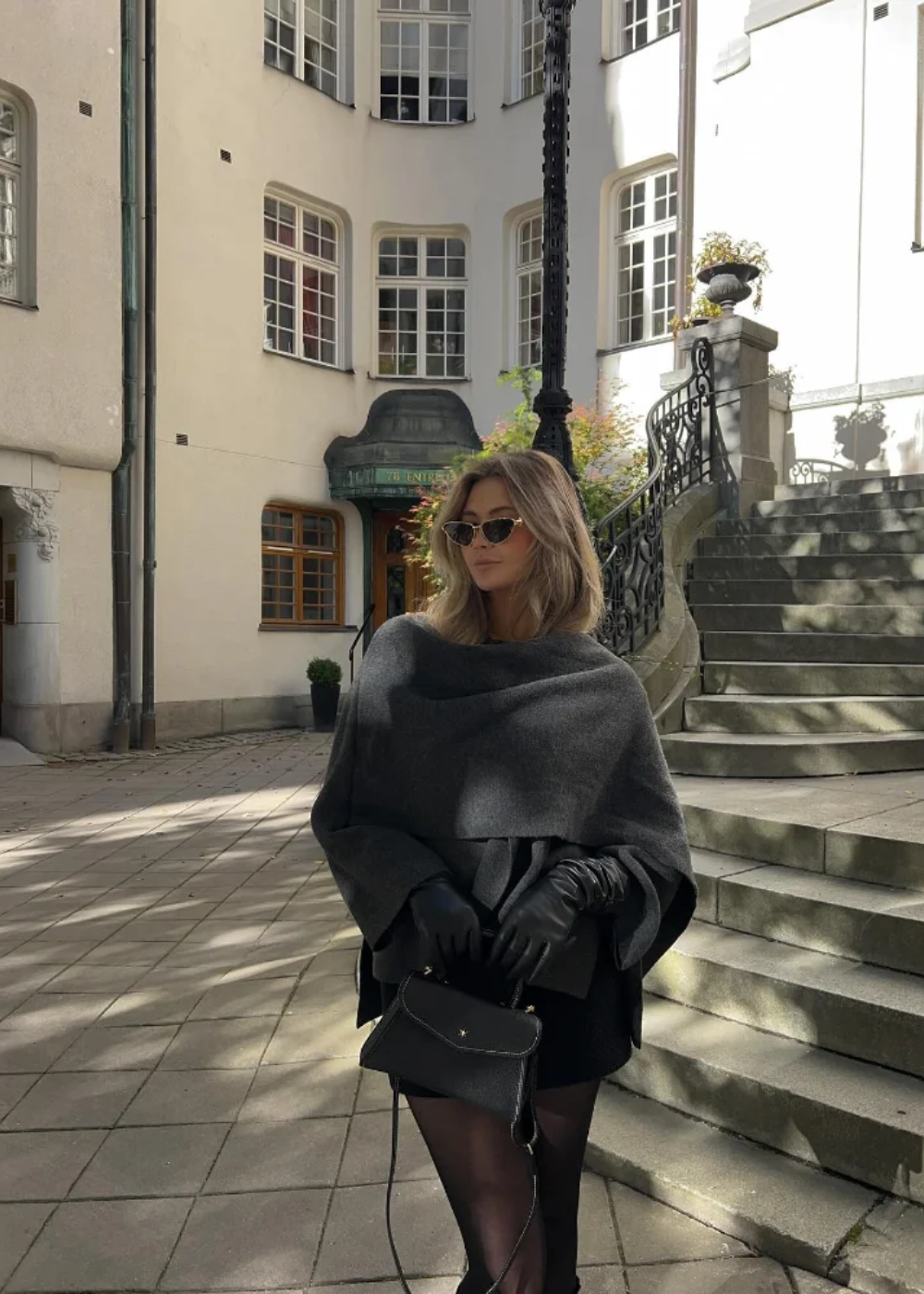 Vivian - Women's Luxe Cape Coat