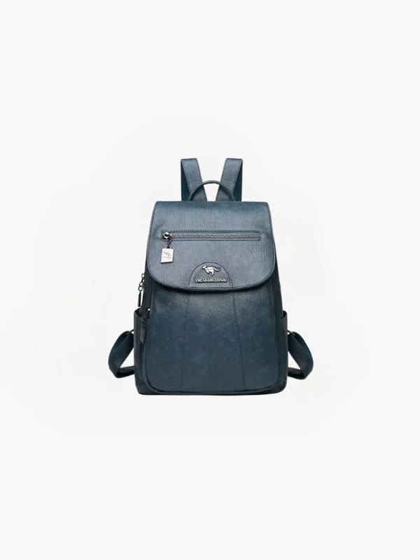 Ayla - Women's Anti-Theft PU Leather Backpack with RFID Protection and Stylish Design