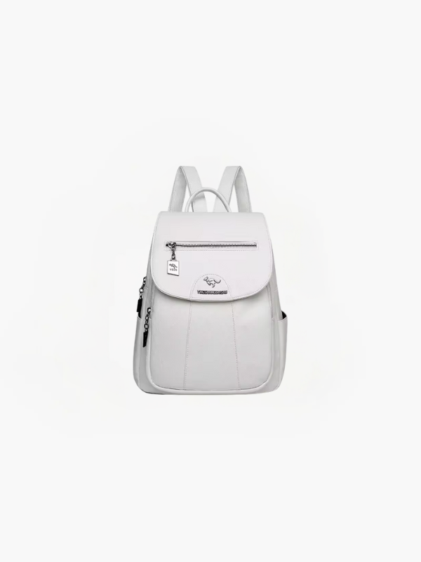 Ayla - Women's Anti-Theft PU Leather Backpack with RFID Protection and Stylish Design