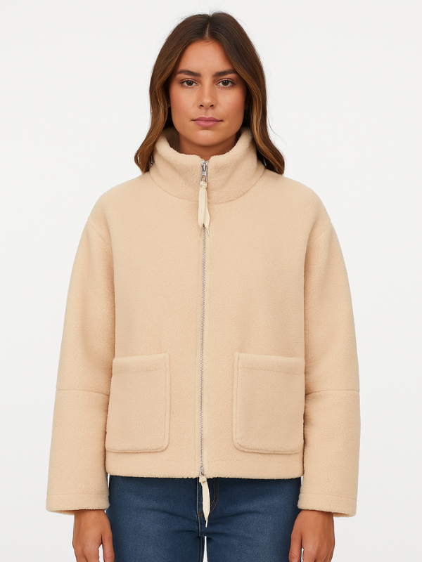 Daphne - Women's Oversized Sherpa Fleece Jacket Ultra-Soft and Stylish for Cold Weather