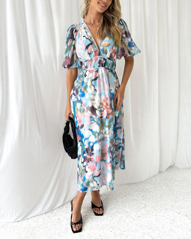 Taylor - Women's Floral Maxi Dress