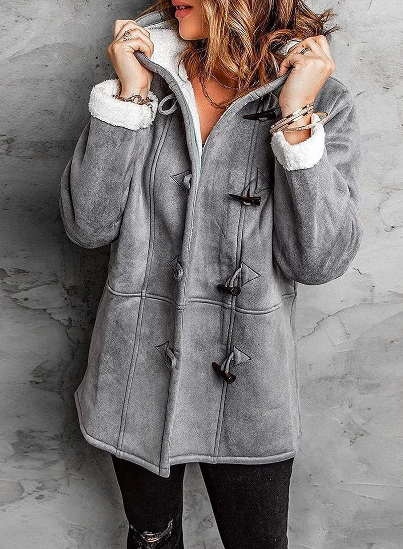 Charlotte - Women's Fleece-Lined Hooded Coat