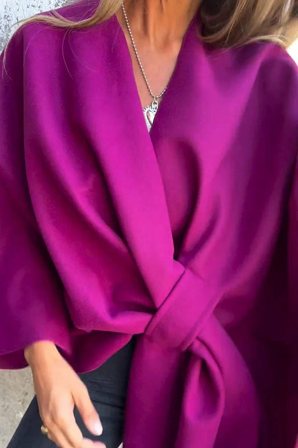 Casey - Women's Draped Shawl Cape Elegant and Cozy Layering