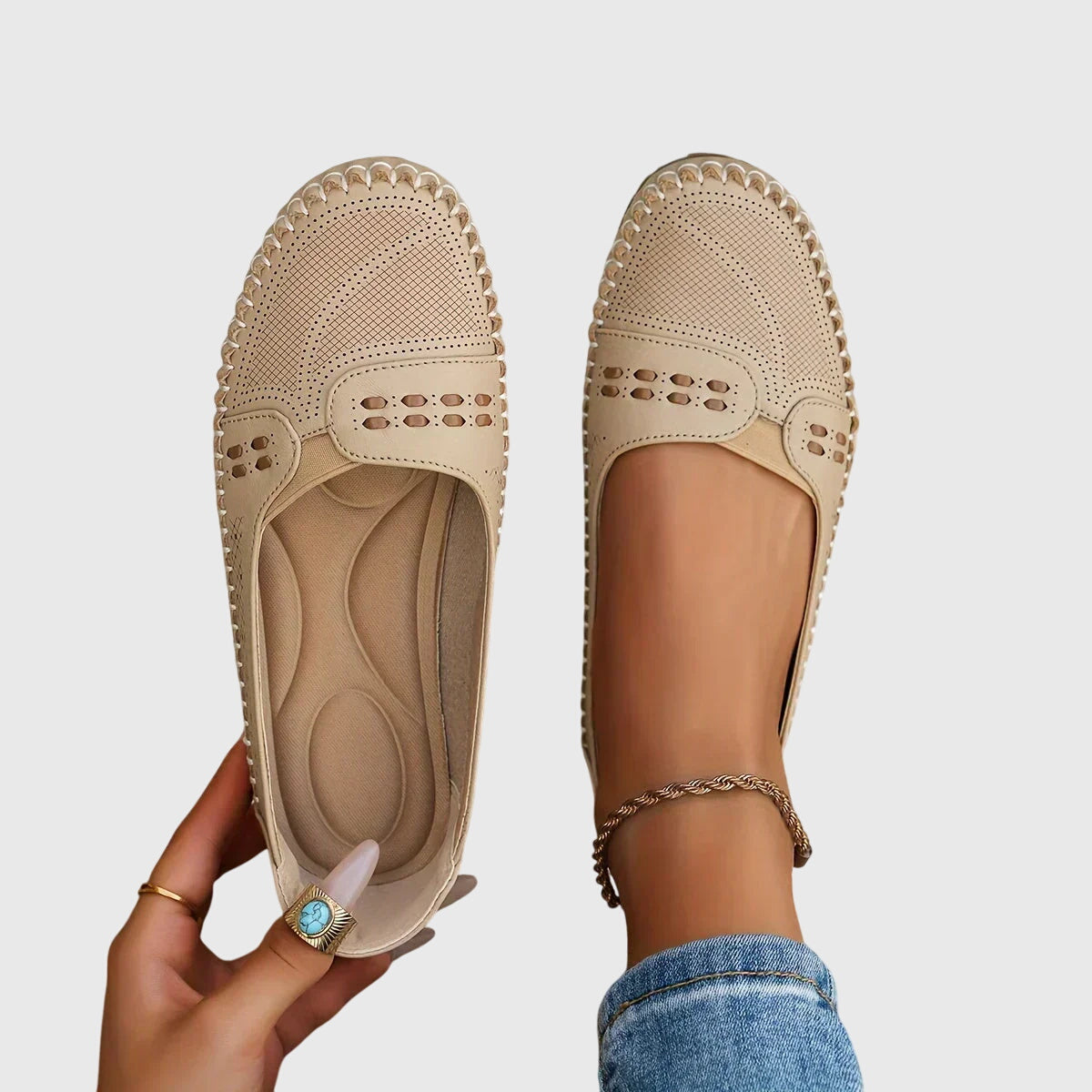 Orthopedic Shoes in Beige