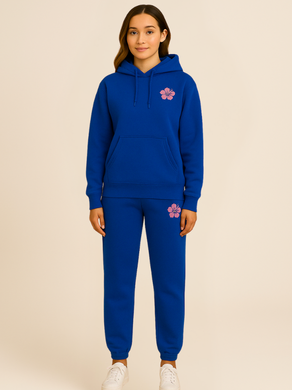 Mila - Women's Oversized Tracksuit with Surf City Back Print