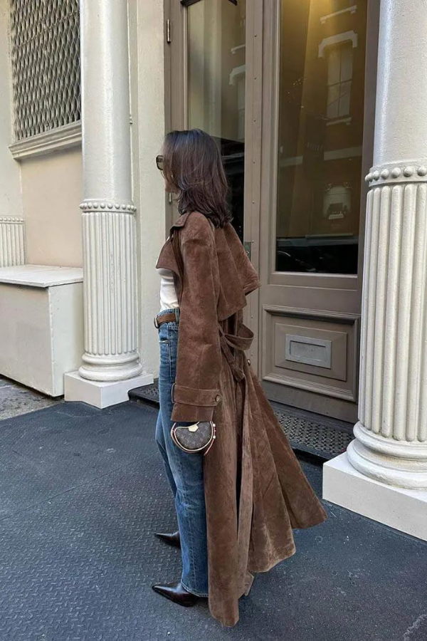 Koa - Women's Vegan Leather Trenchcoat