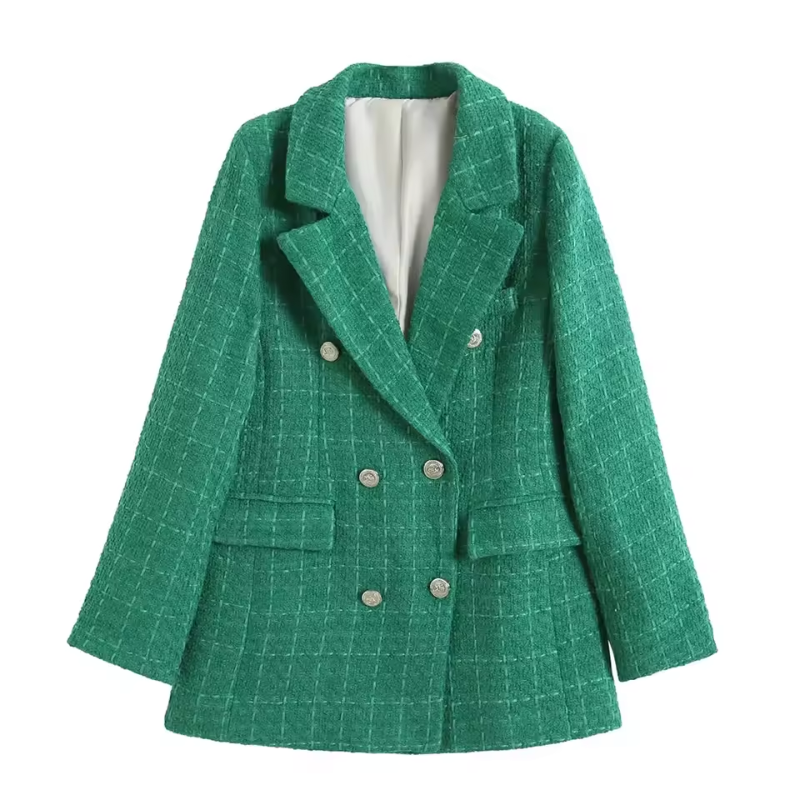 Anne - Women's Long-Sleeve Notched Collar Blazer