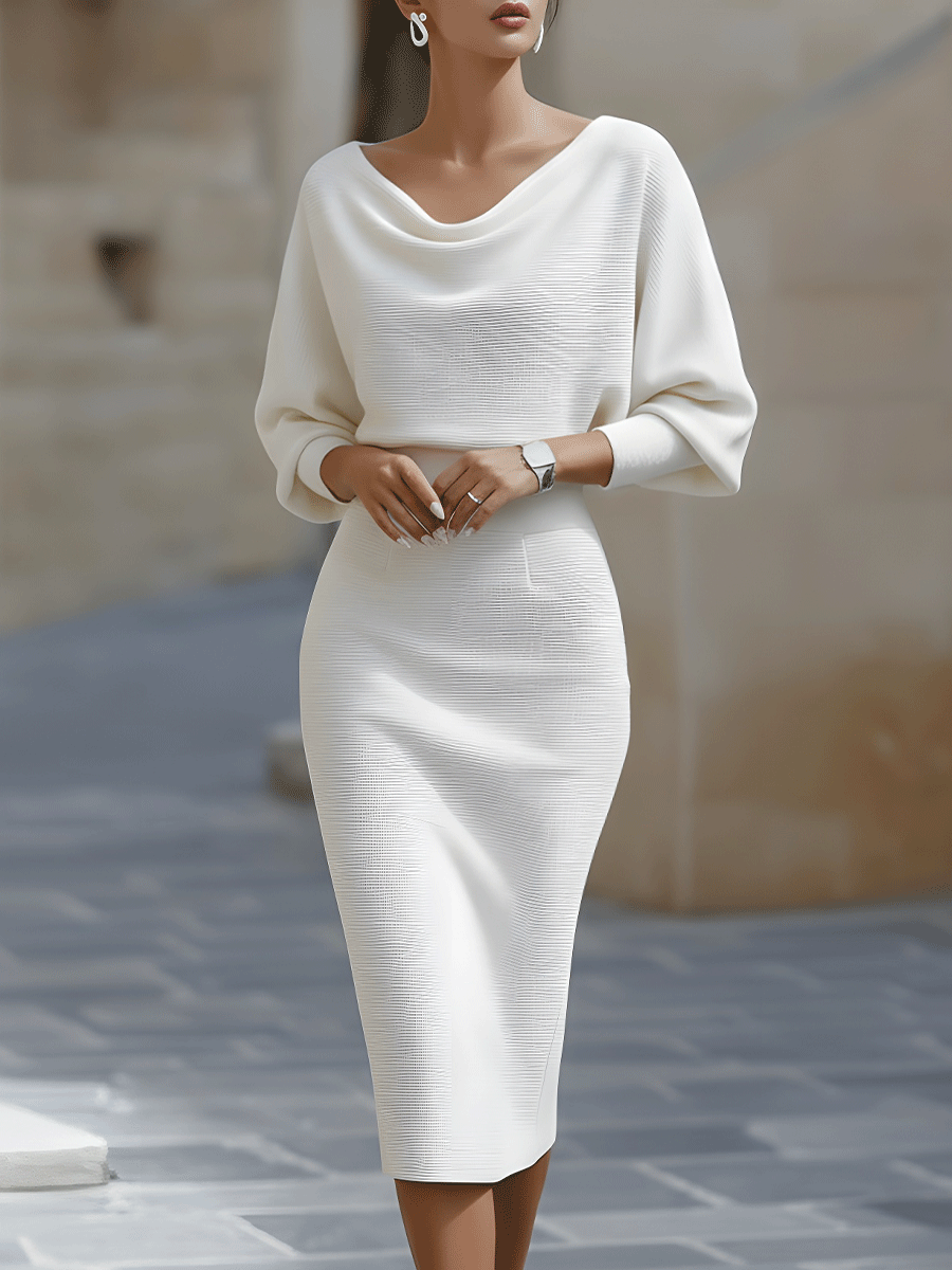 Henrike - Women's Cocktail Dress – White