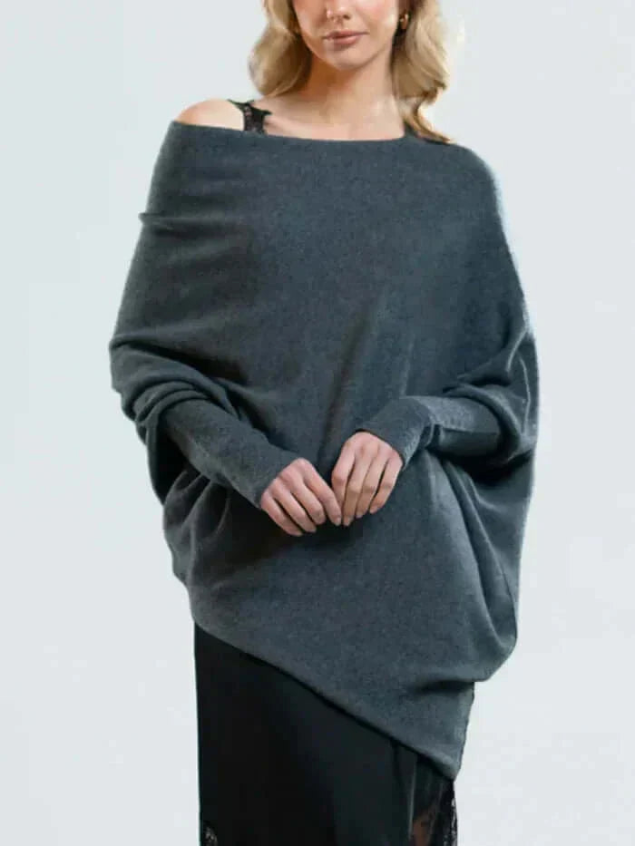 Audrey - Pull en tricot coupe décontractée pour femme