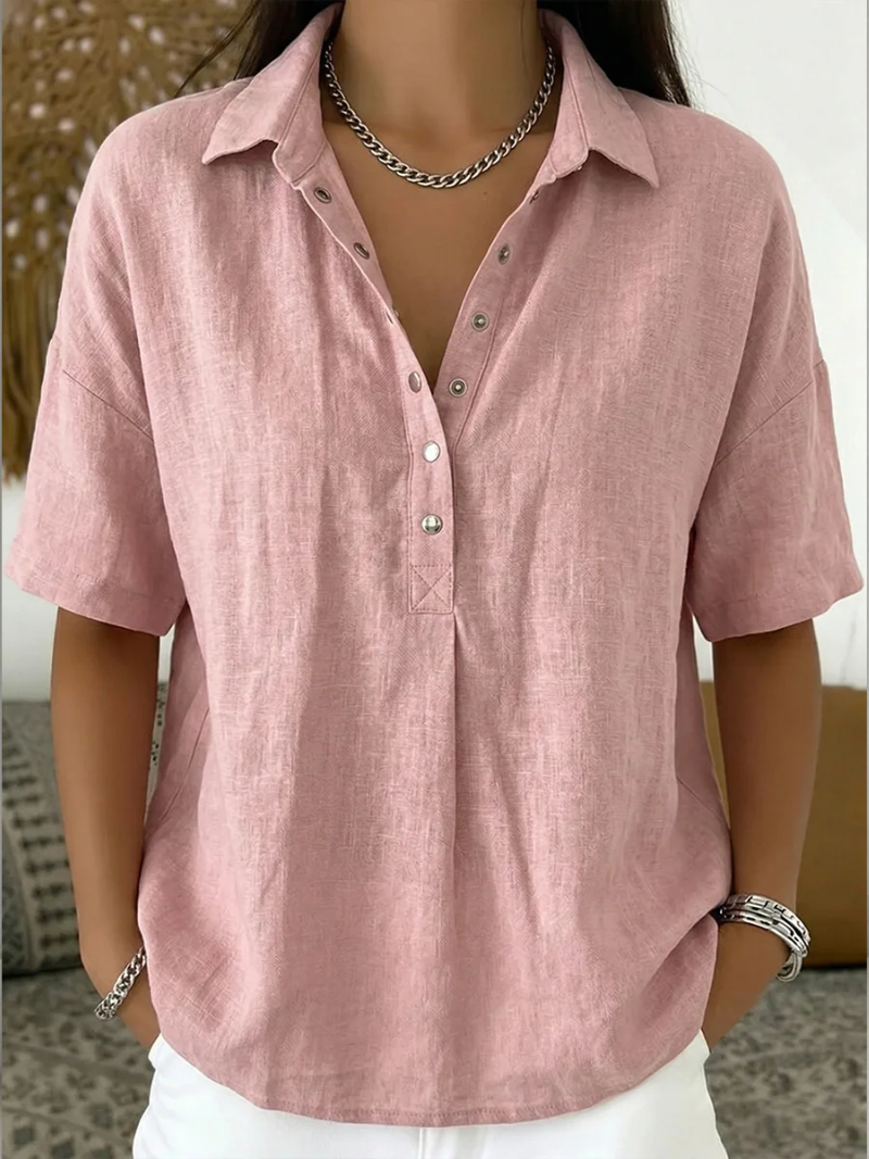 Quinley | Casual Button-Up Collar Shirt