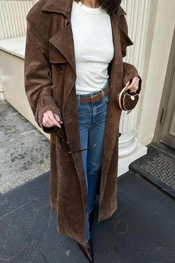 Koa - Women's Vegan Leather Trenchcoat