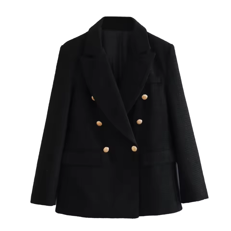Anne - Women's Long-Sleeve Notched Collar Blazer