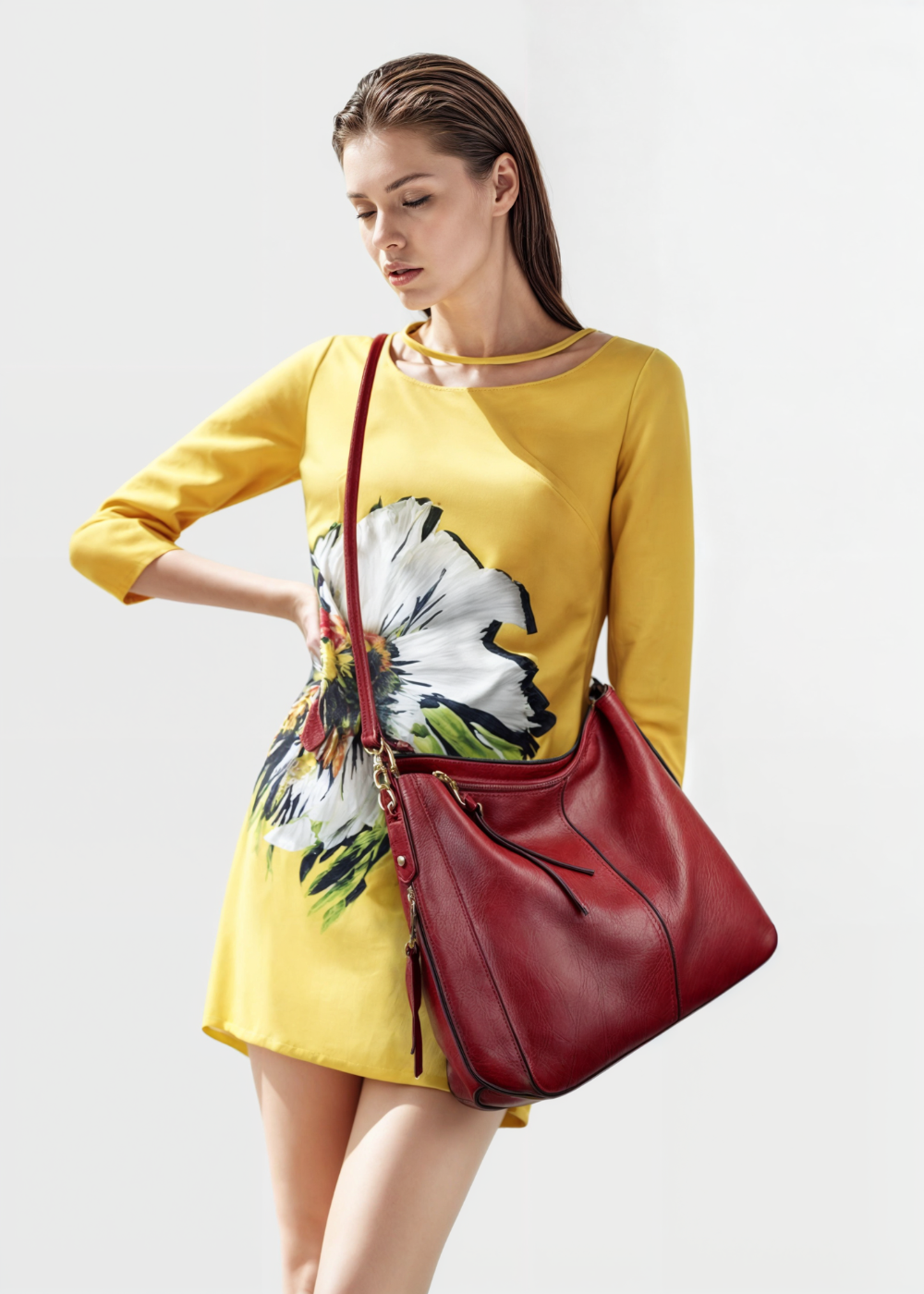 Ersilia - Women's Luxe Leather Tote