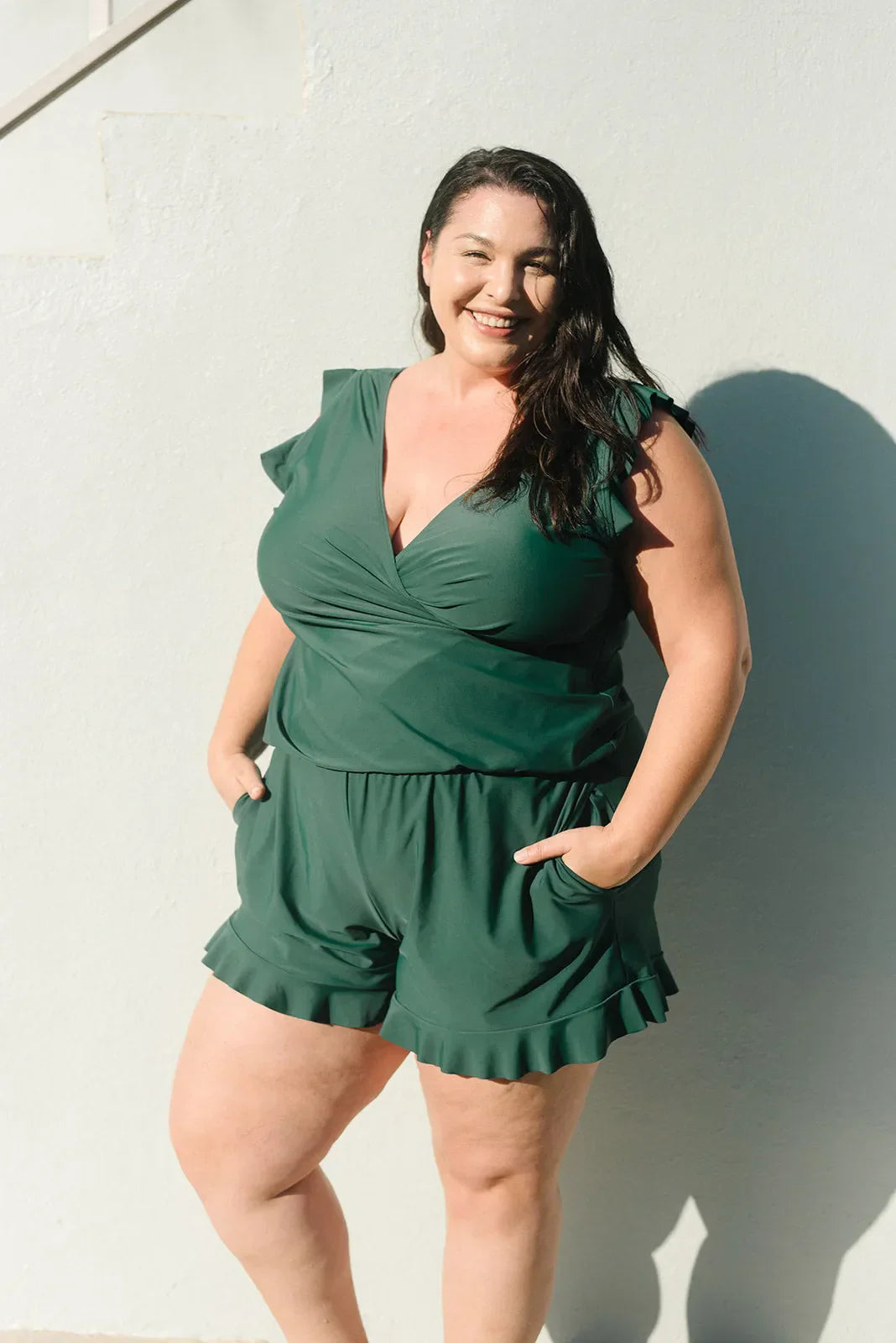 Abigail - Plus Size Swimsuit with Tummy Coverage for Women - photo 2
