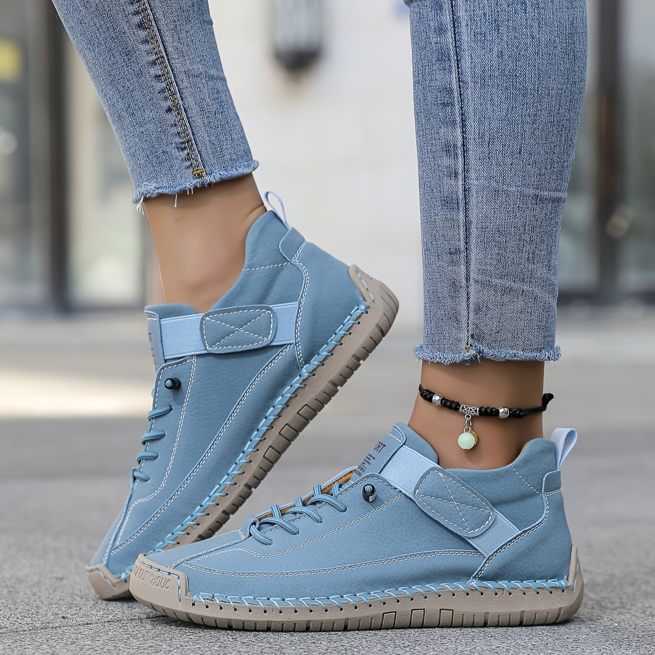 Scarpe basse leggere e confortevoli da donna con soletta ammortizzata