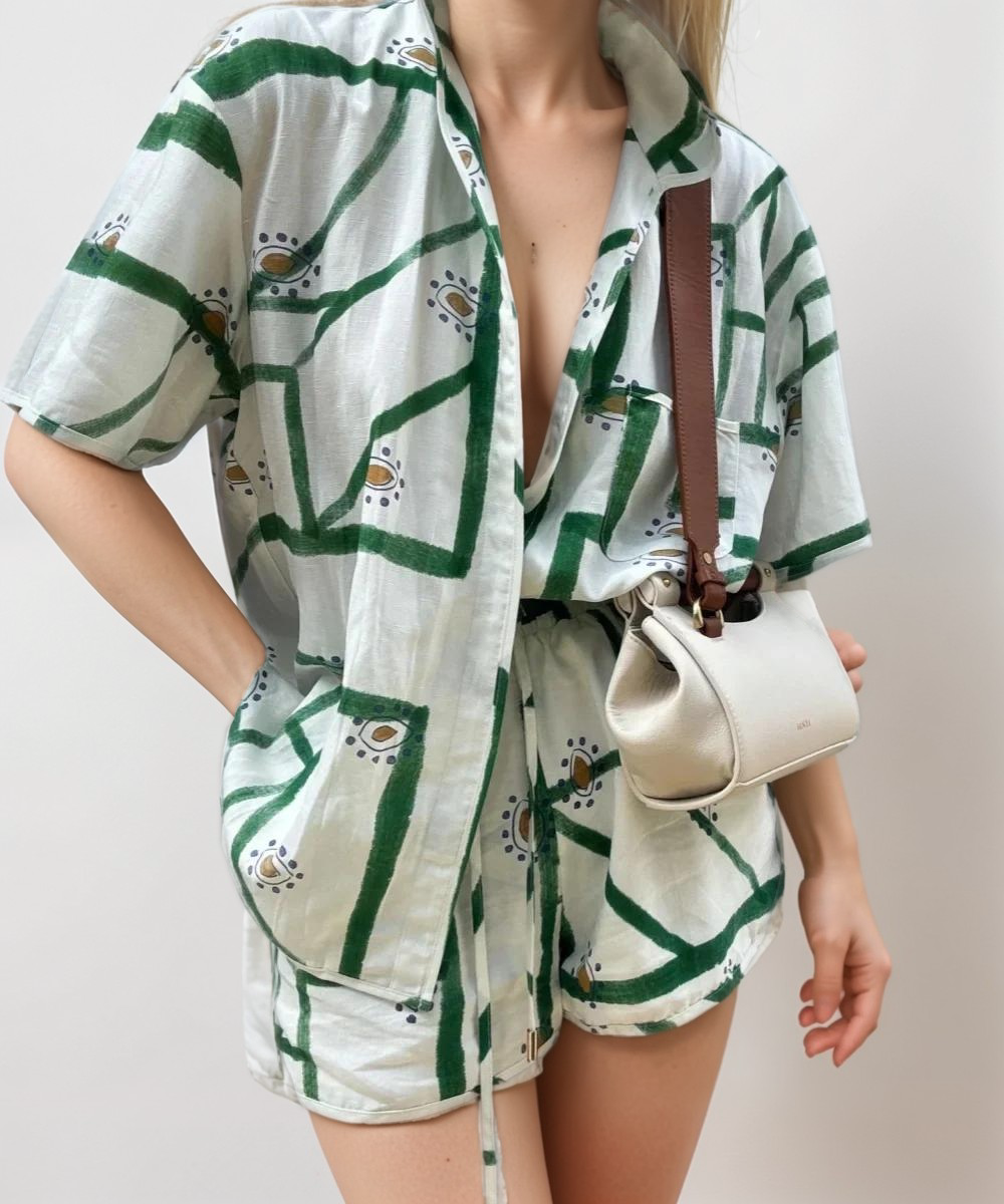 Nikita - Women's Printed Summer Set Multicolor Cotton Vibrant and Comfortable