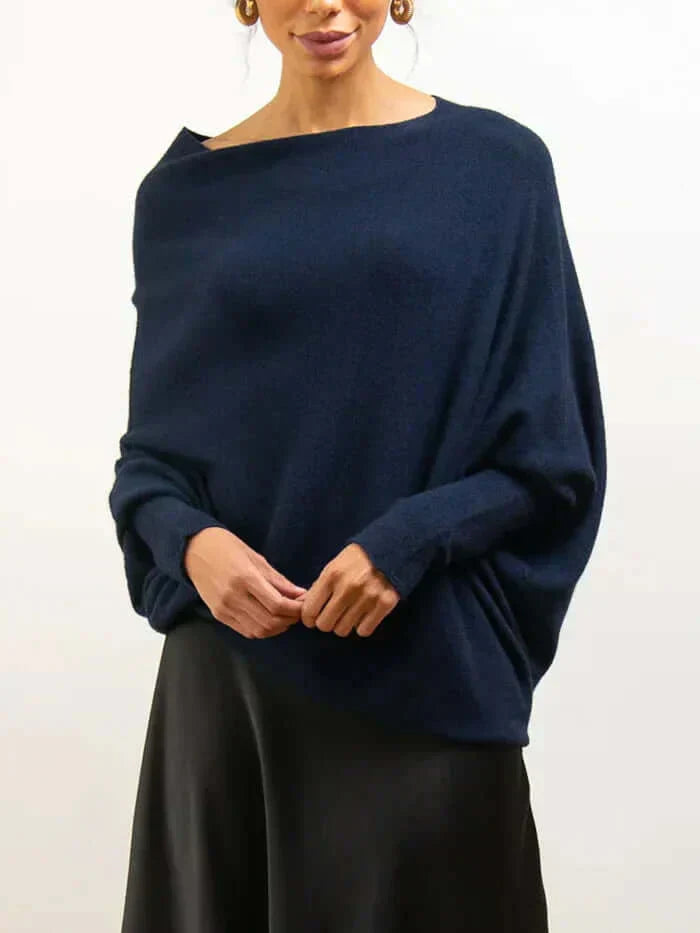 Audrey - Pull en tricot coupe décontractée pour femme