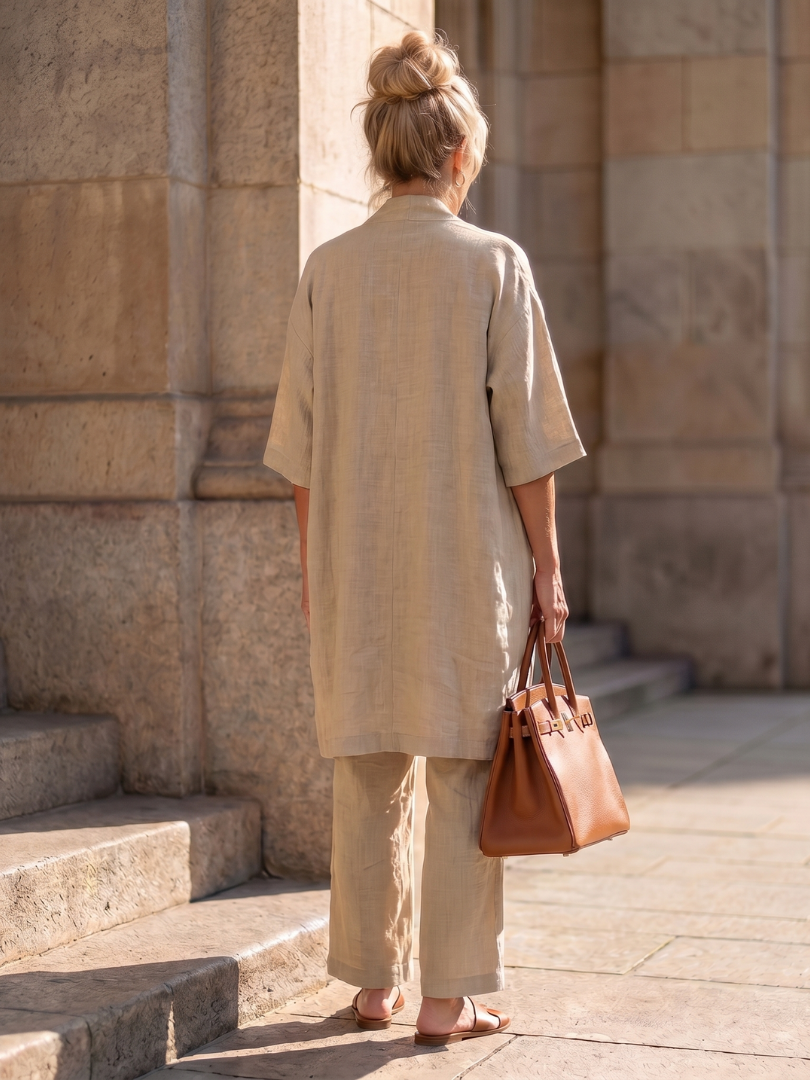 Shannon - Women's Three Piece Set with Long Cardigan