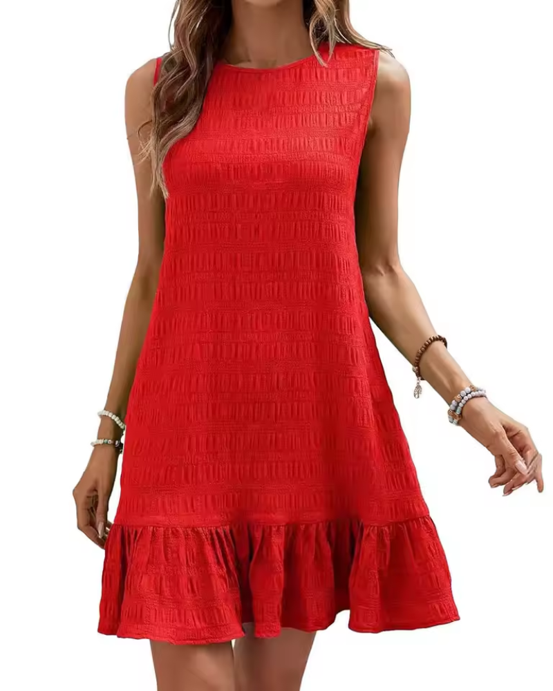 Luciana - Women's Textured Mini Dress