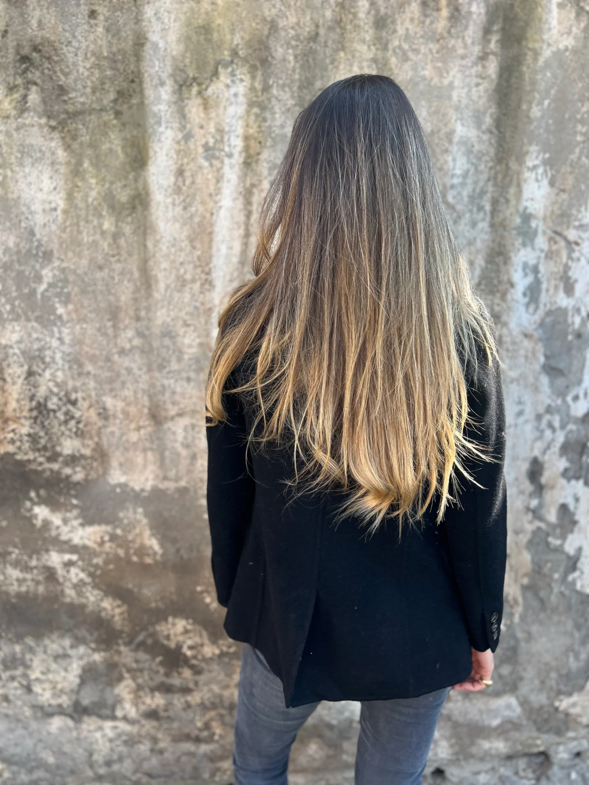 Women's Bouclé Blazer with Single Button
