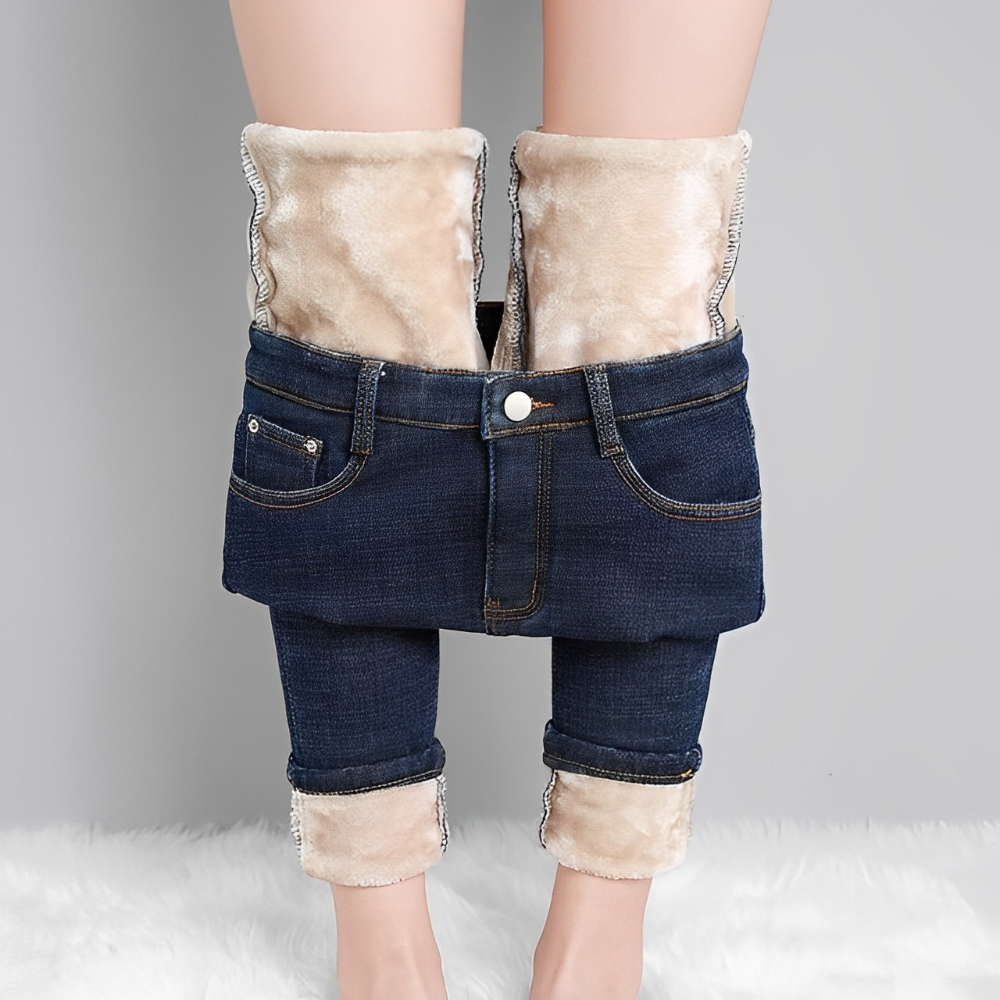 Alannah - Women's Warm Fleece-Lined Winter Jeans