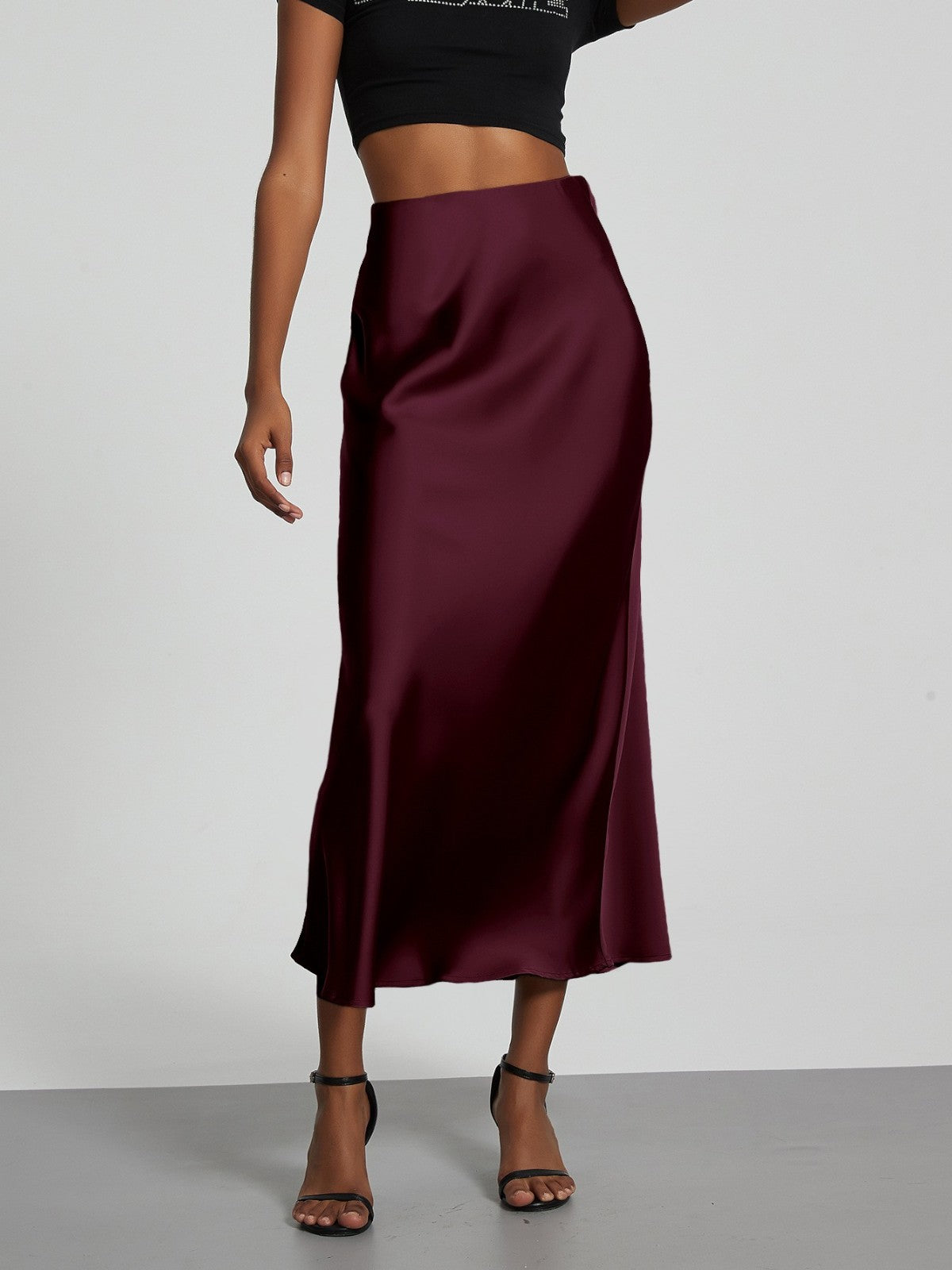 Angelica - Women's Asymmetrical Wrap Loungewear Skirt