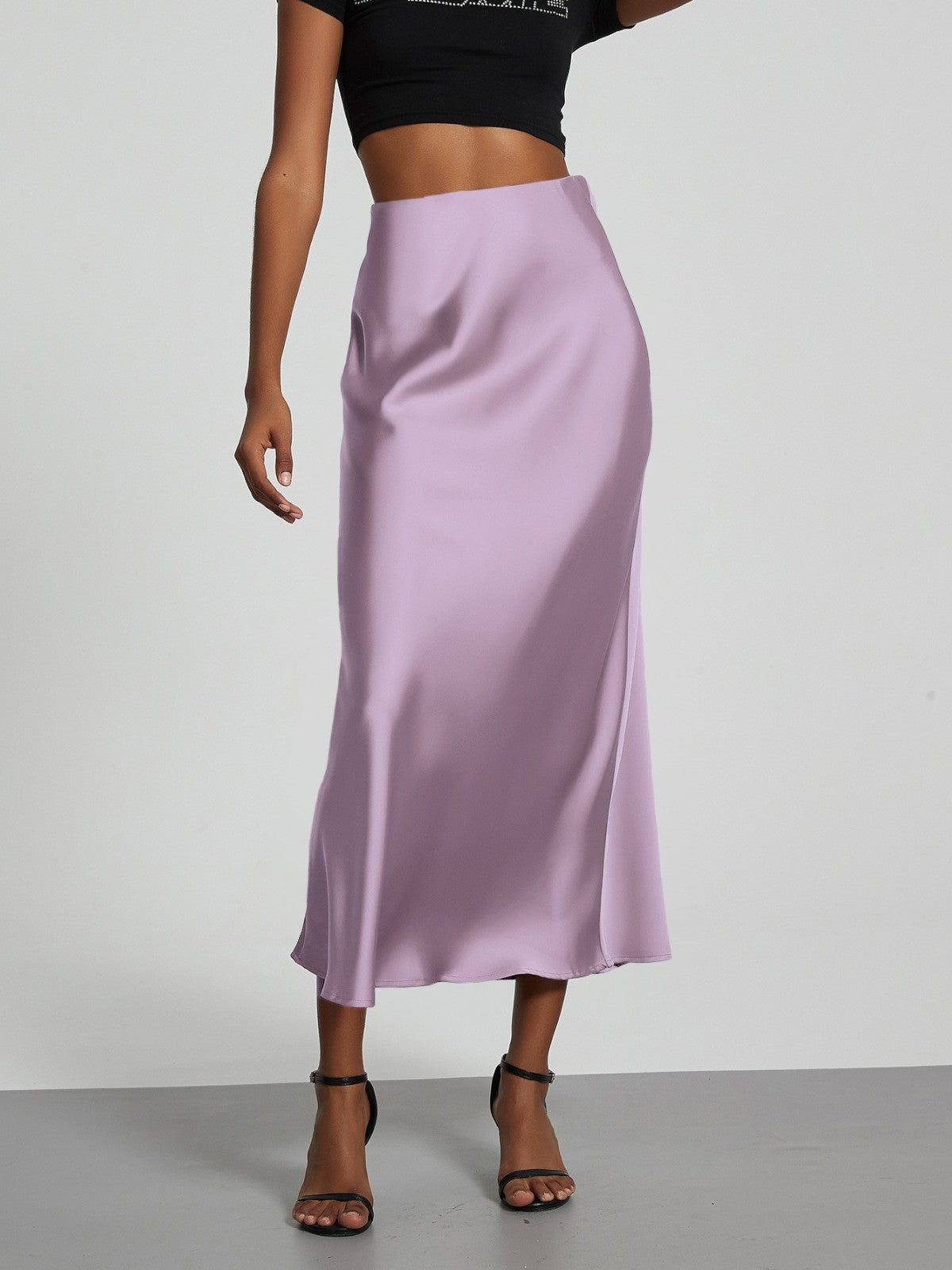 Angelica - Women's Asymmetrical Wrap Loungewear Skirt