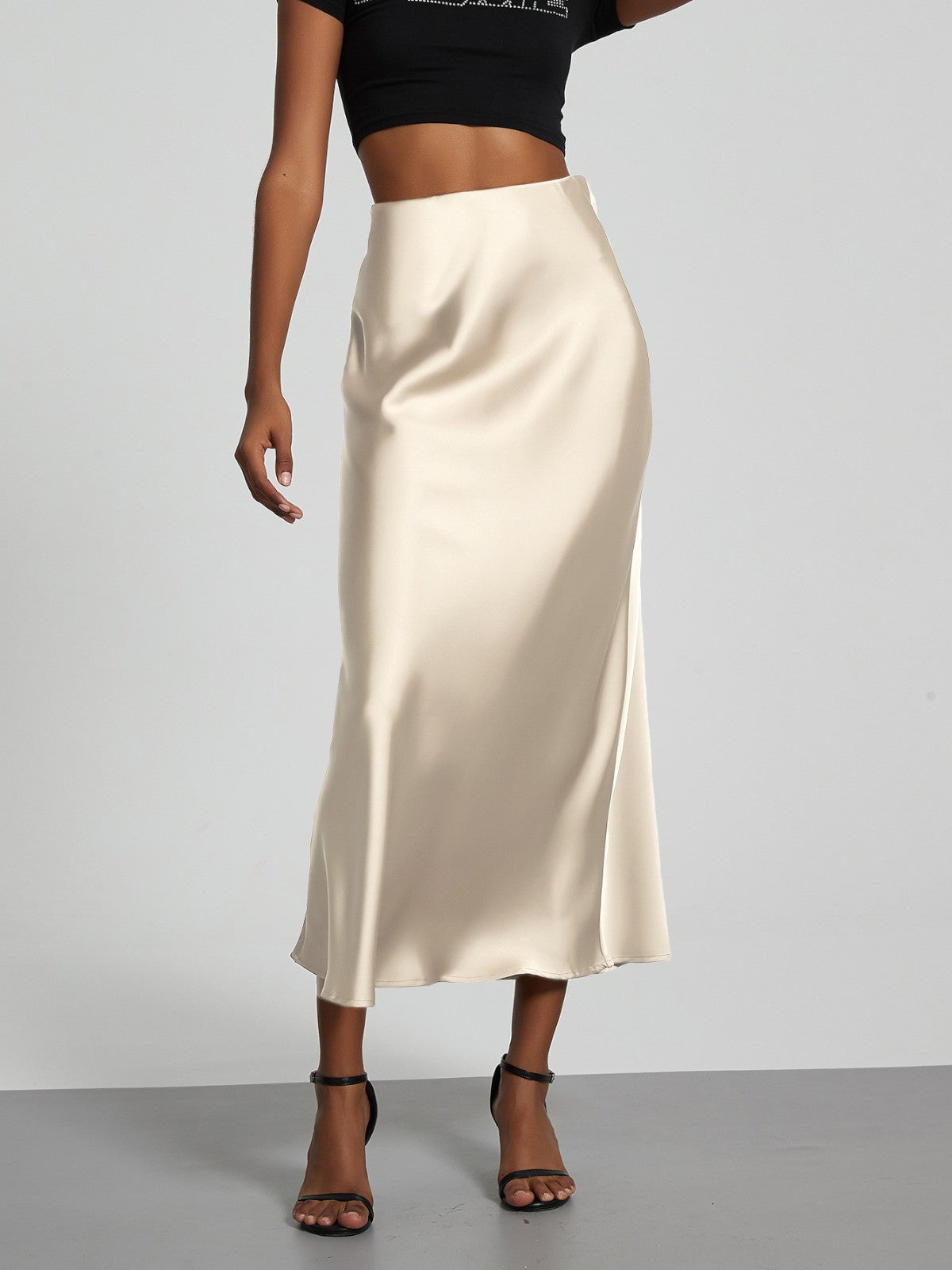 Angelica - Women's Asymmetrical Wrap Loungewear Skirt