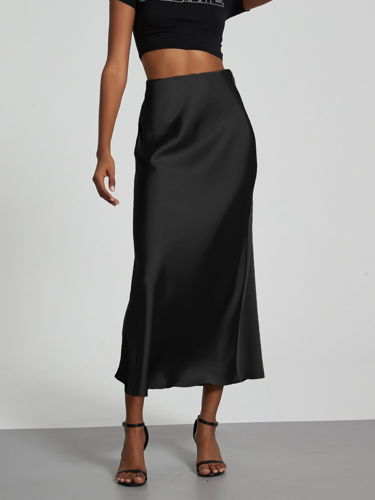 Angelica - Women's Asymmetrical Wrap Loungewear Skirt