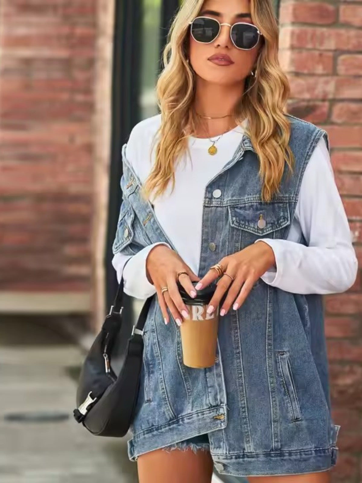 Lillian - Women's Autumn Retro Denim Vest Jacket