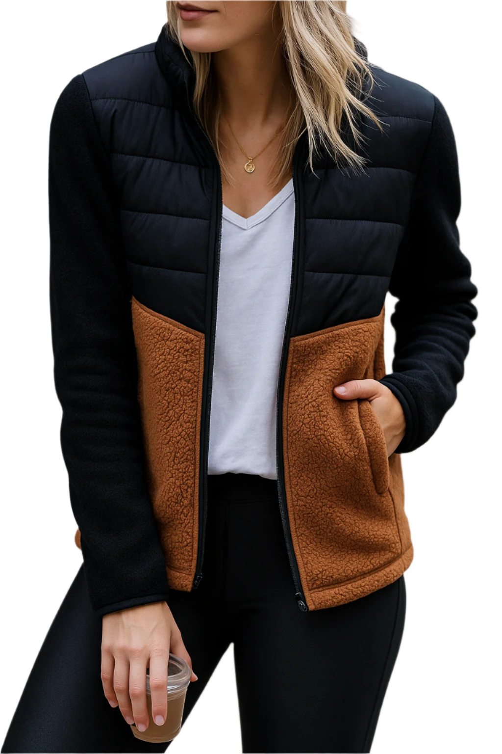 Isla - Women's Puffer Fleece Jacket