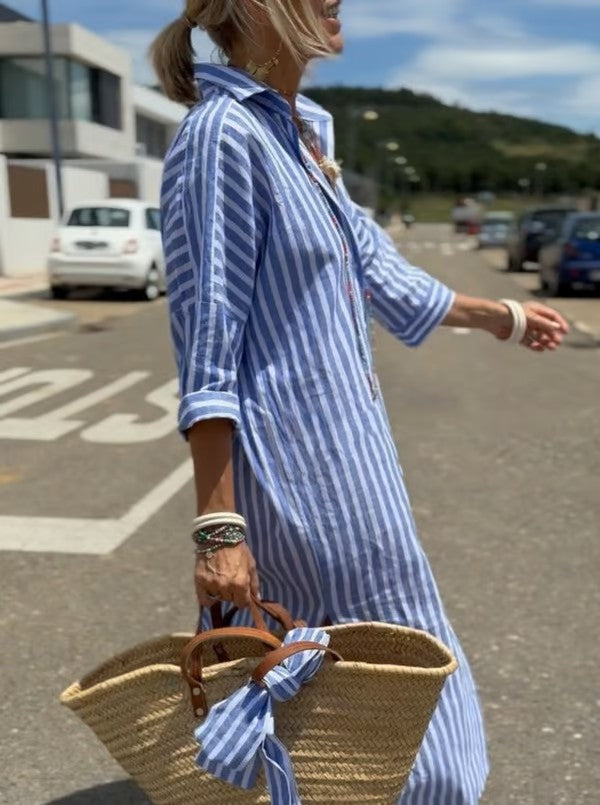 Dames Polo Midi Zomerjurk -  Vivienne