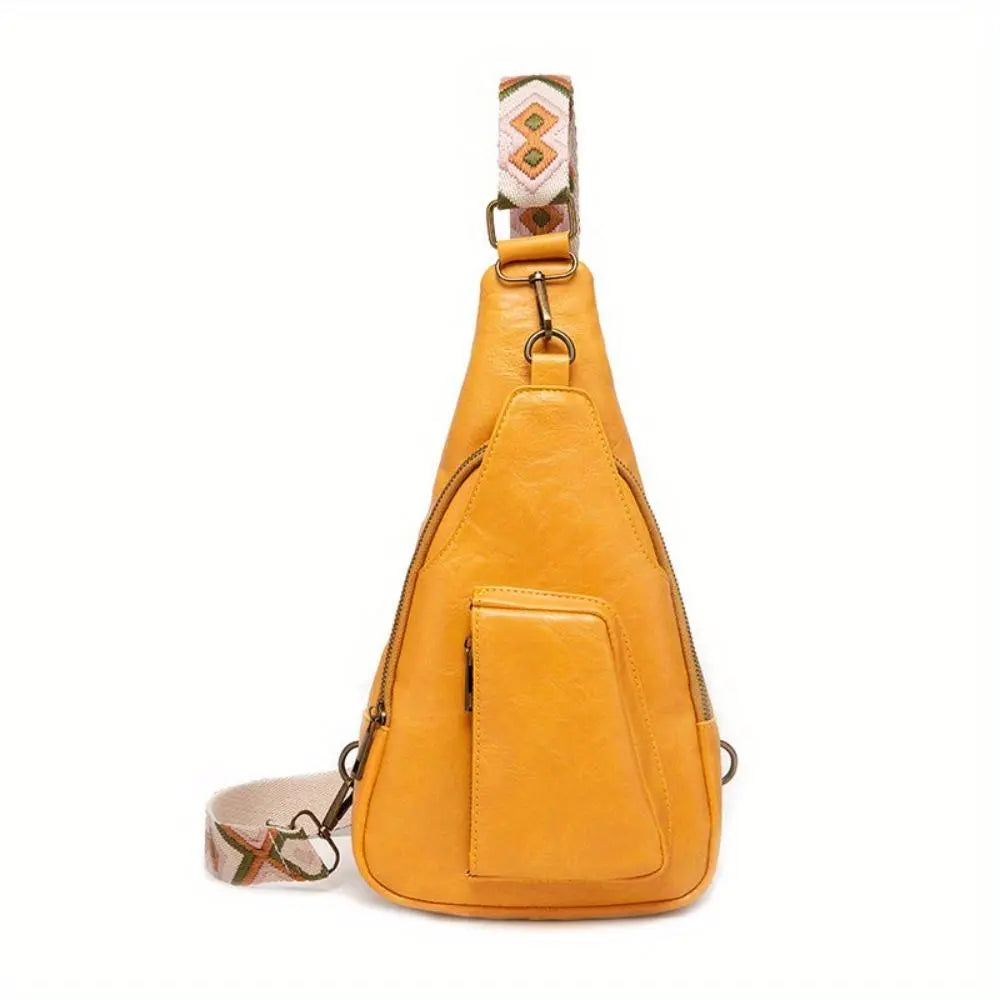 Mackenzie - Women's Vintage Crossbody Sling Bag with Geometric Strap