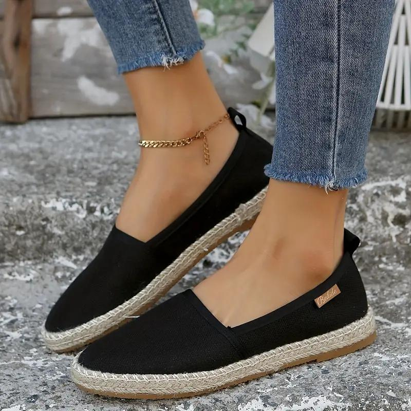 Carissa - Women's Espadrilles Flat Lightweight Canvas Shoes for Summer