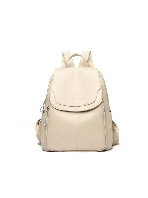 Isla - Women's Anti-Theft PU Leather Backpack with RFID Protection and Stylish Design