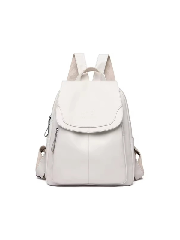 Isla - Women's Anti-Theft PU Leather Backpack with RFID Protection and Stylish Design