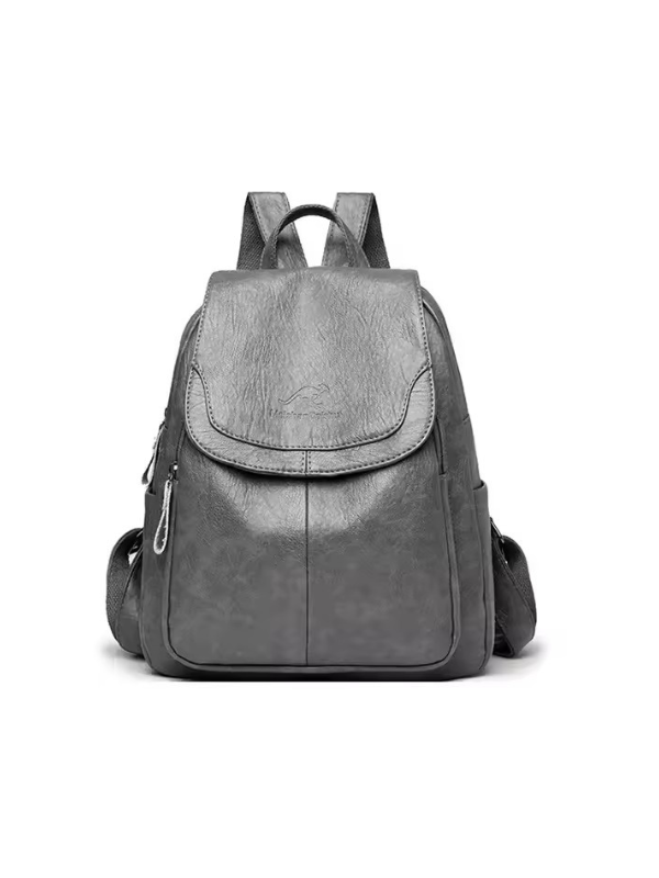 Isla - Women's Anti-Theft PU Leather Backpack with RFID Protection and Stylish Design